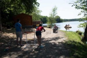 Outdoor fun alongside the lake at Wilderness Presidential Resort