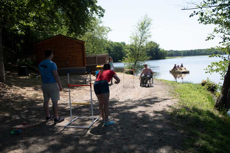 Outdoor fun alongside the lake at Wilderness Presidential Resort
