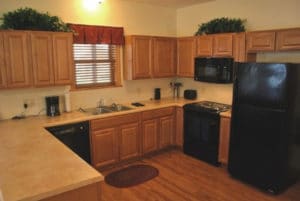 Log Cabin Kitchen at Wilderness Presidential Resort