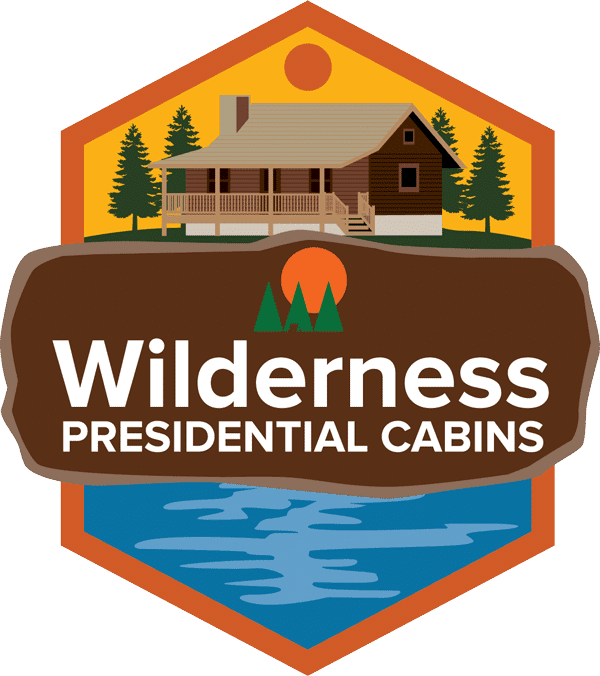 Wilderness Presidential Resort Log Cabin Emblem