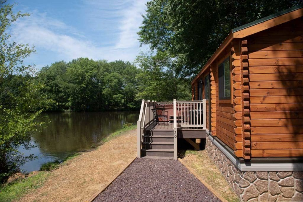 Rancher With Hot Tub at Wilderness Presidential Resort