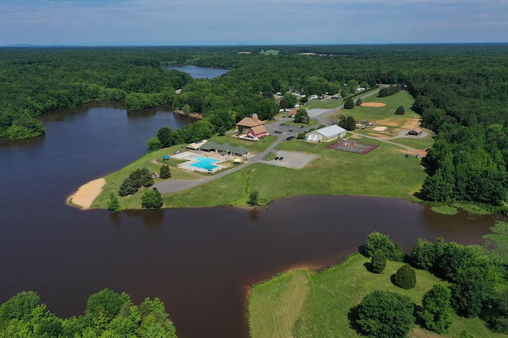 WPRArialRec Aerial Drone Shot of Wilderness Resort