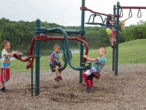 Play ground with kids at Wilderness Presidential Resort