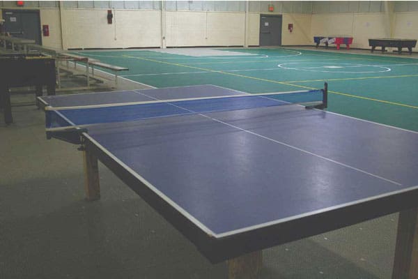 Table Tennis Table in Gymnasium at Wilderness Presidential Resort