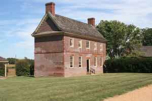 Civil war era brick structure on Virginia Civil War battlefield