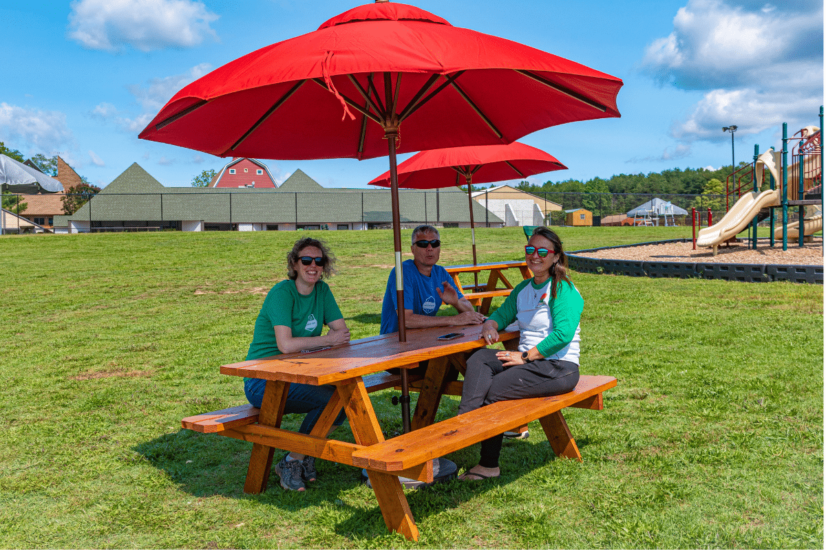 Beach Picnic Tables