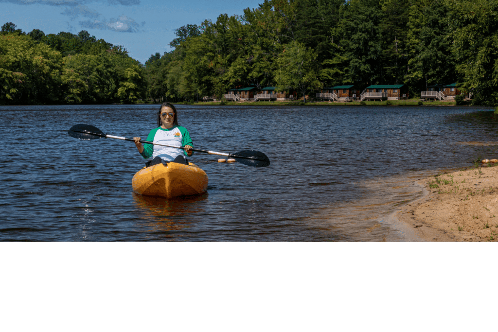 Kayak with Camp Cabins