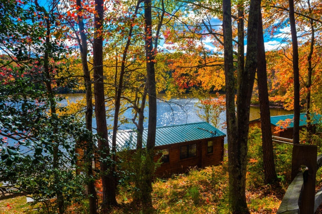 Fall Camp Cabins