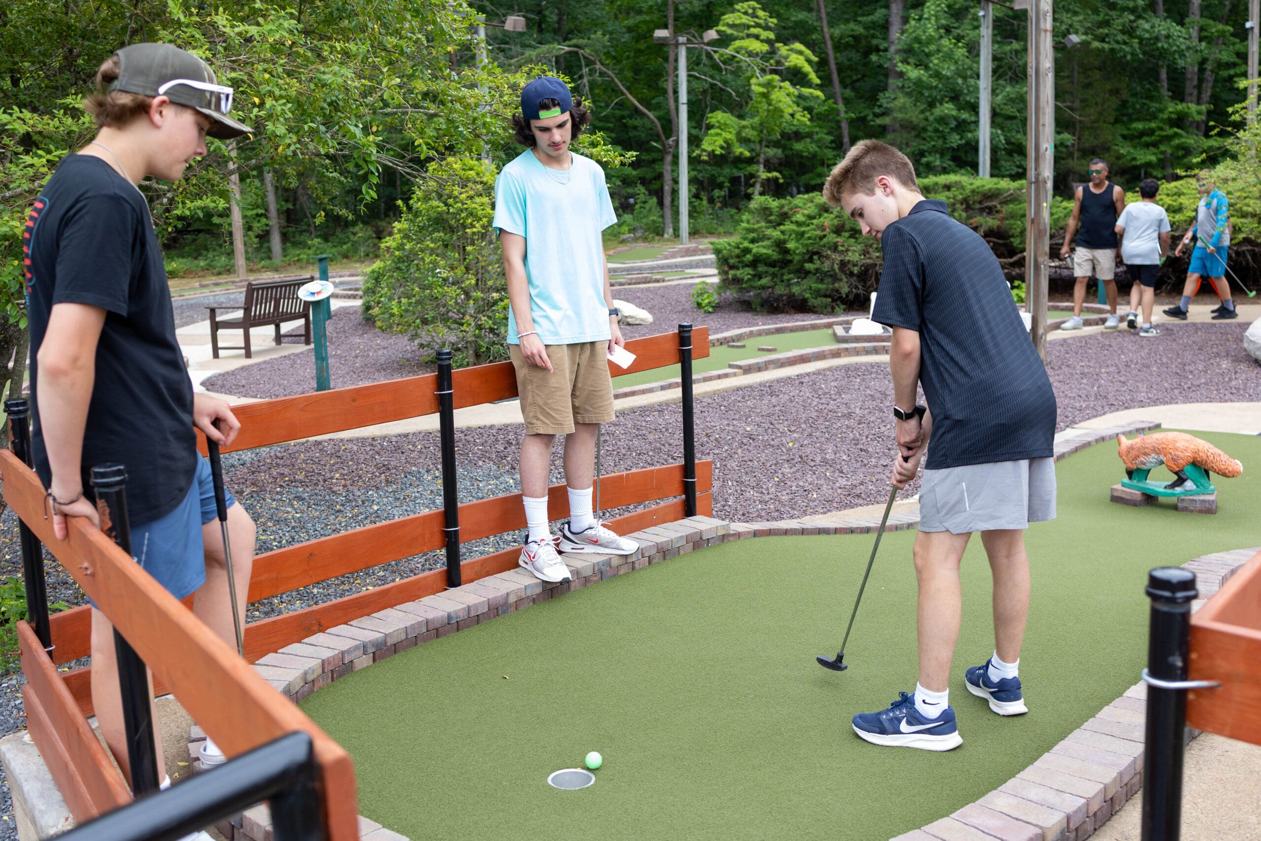 Mini golf course at Wilderness Presidential Resort