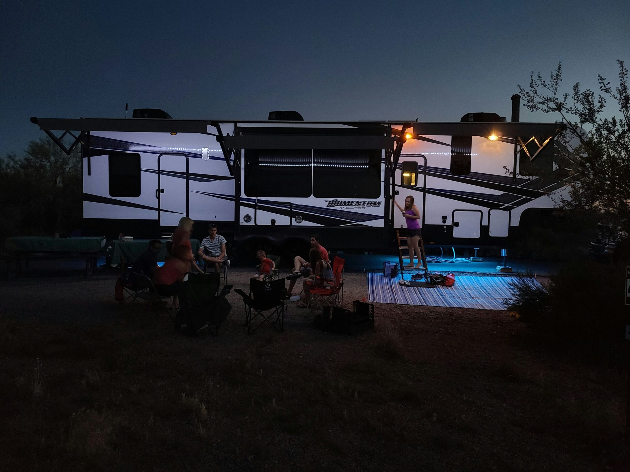 RV camping at Wilderness Presidential Resort in Spotsylvania Virginia
